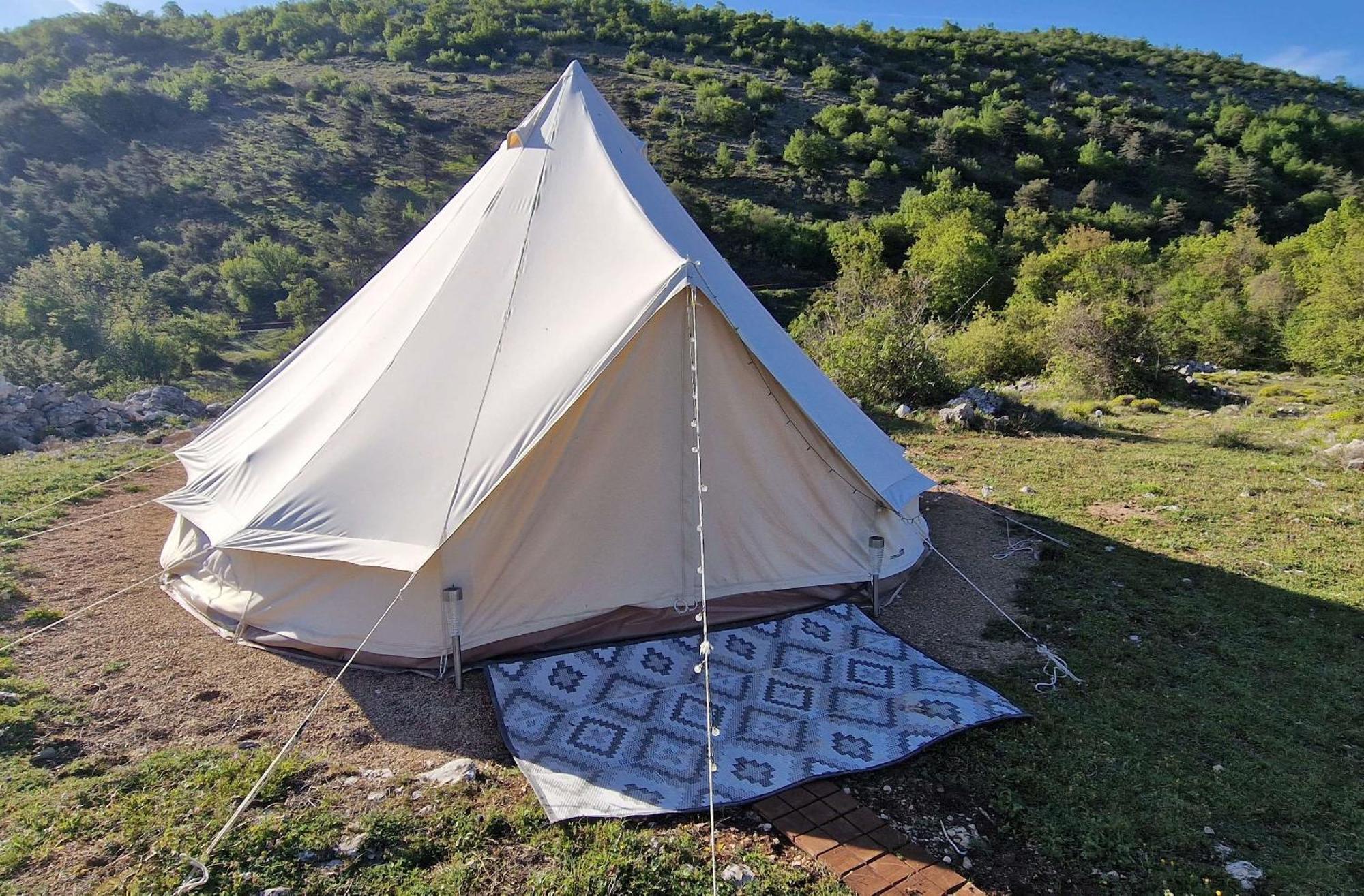 Tente Lodge Type Tipi A 1H De Nice Voie Lactee Bezaudun-les-Alpes Екстериор снимка